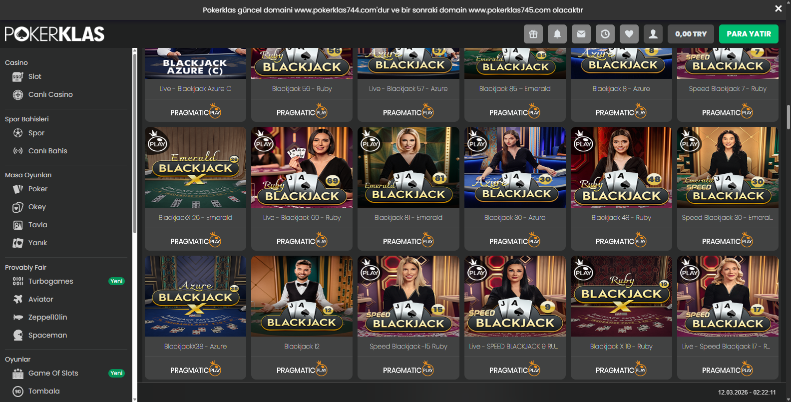 Pokerklas Adres Değişikliği