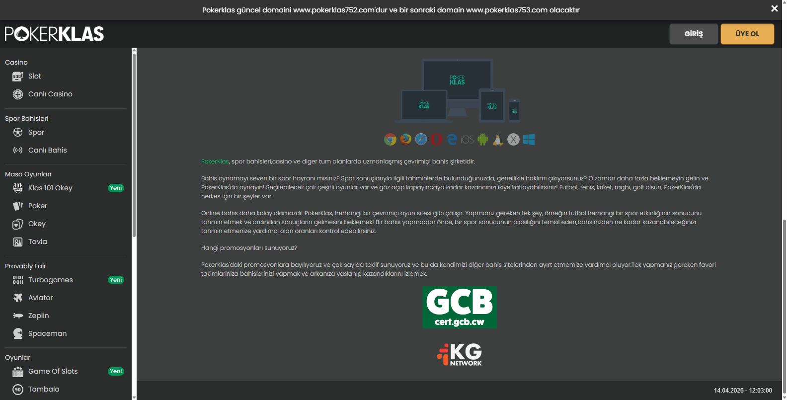 Pokerklas Casino