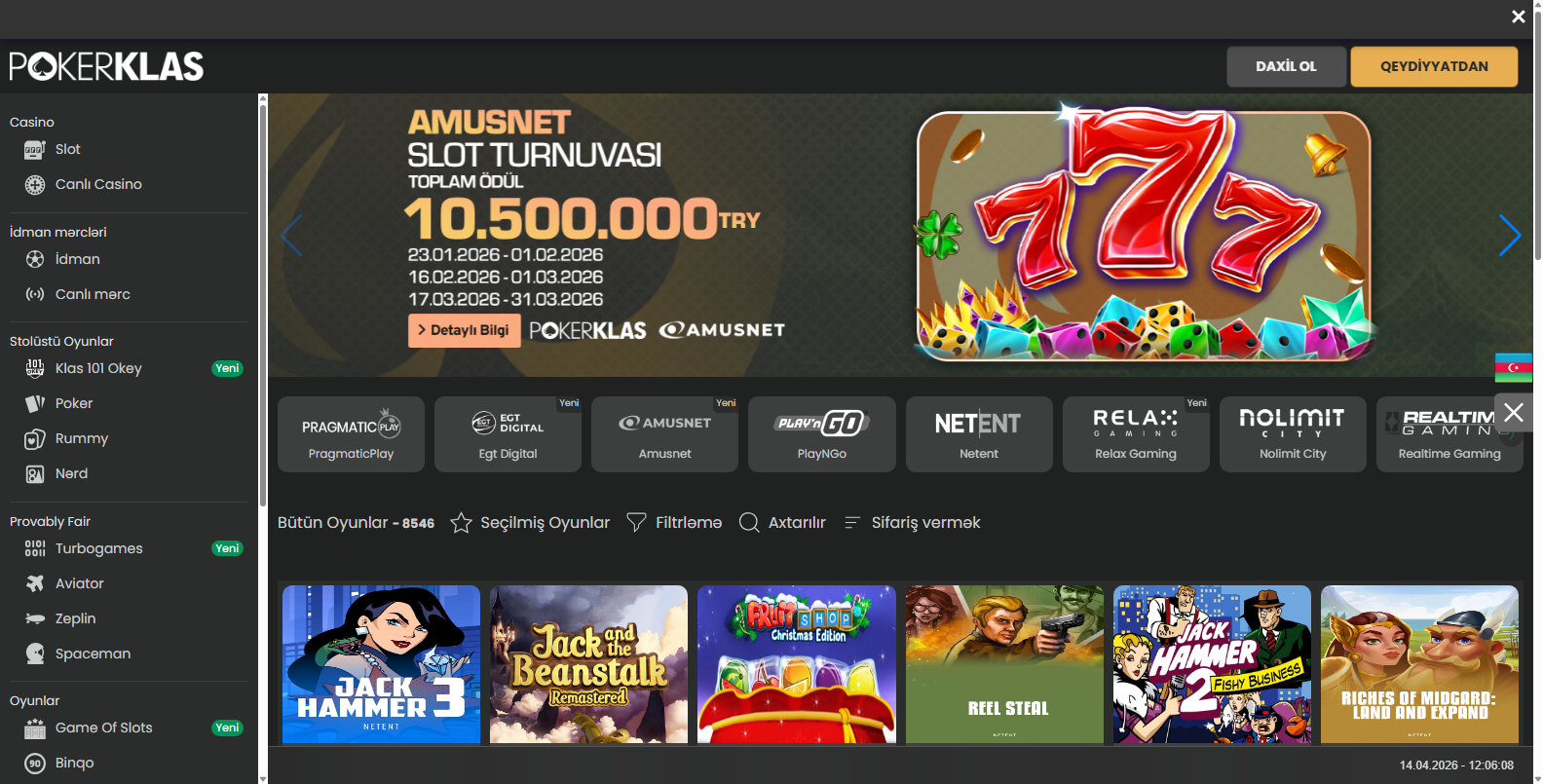 Pokerklas Tombala